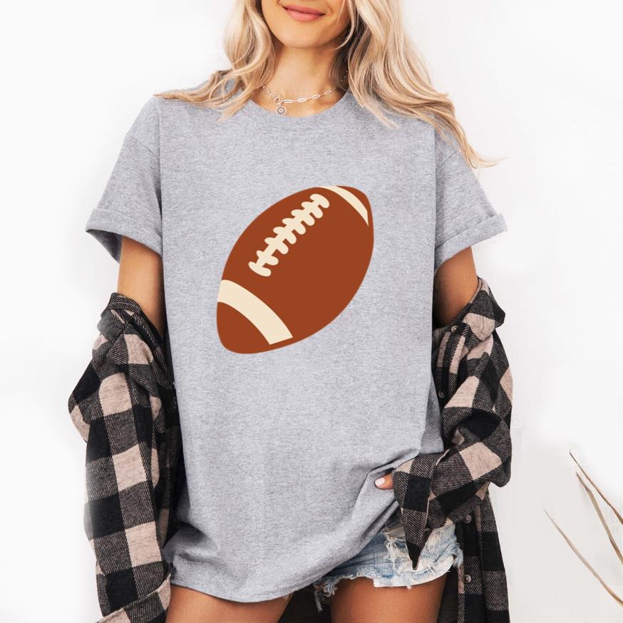 American Football Ball Flat Design T-Shirt