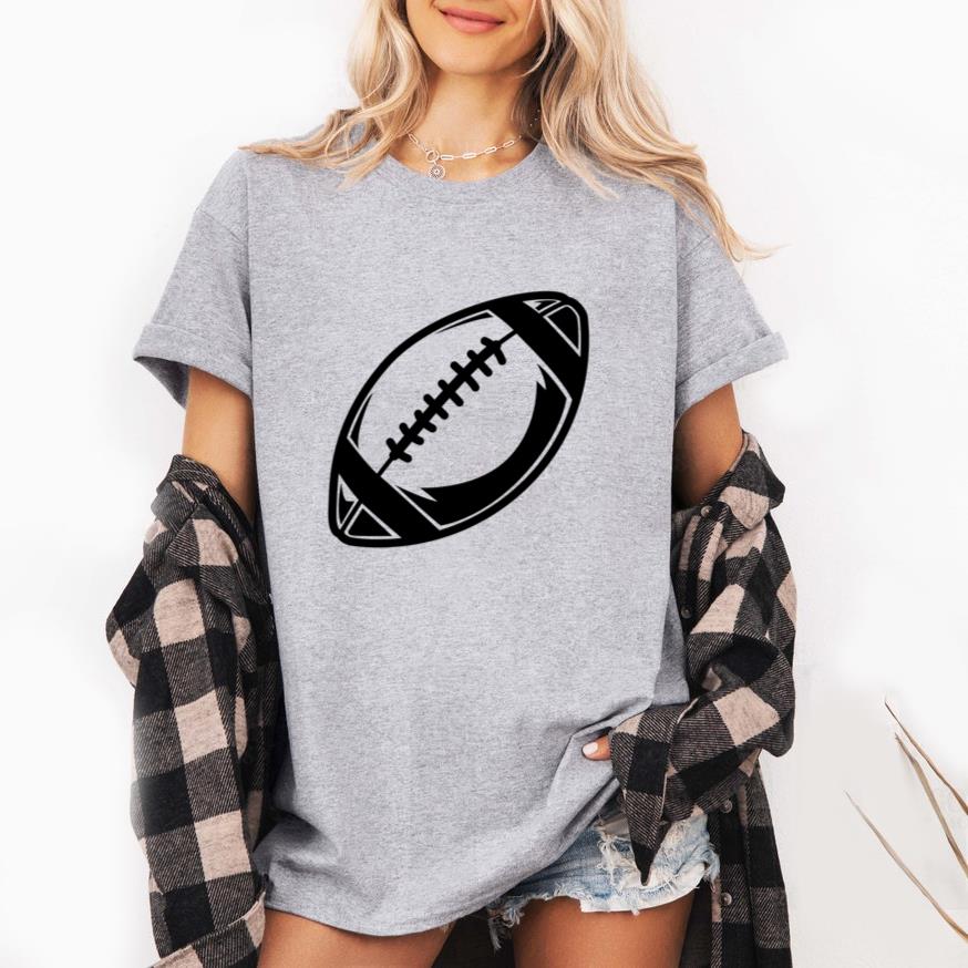 American Football Ball Side High Contrast T-Shirt