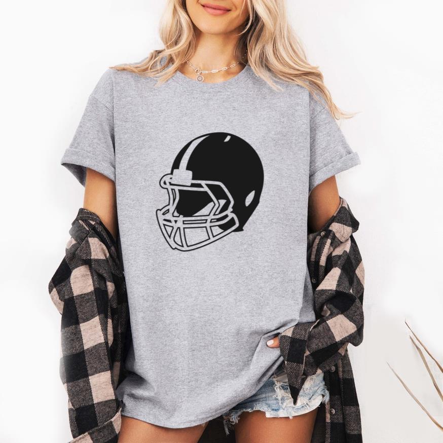 American Football Helmet Side Cut Out T-Shirt