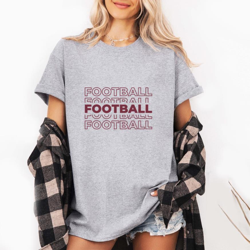 American Football Multiple Lettering T-Shirt