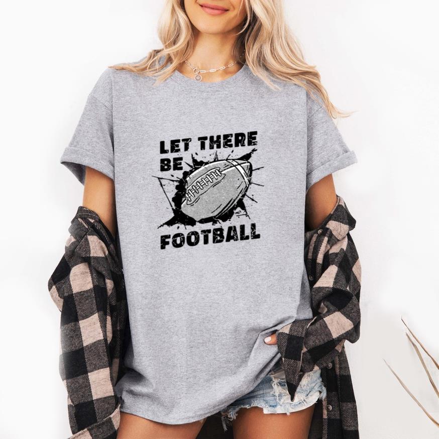 Black And White Image Of A Football Ball T-Shirt