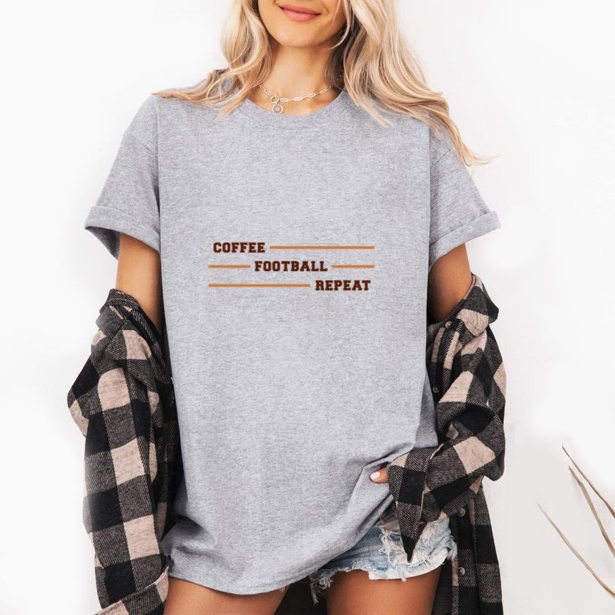Coffee Football Repeat Logo T-Shirt