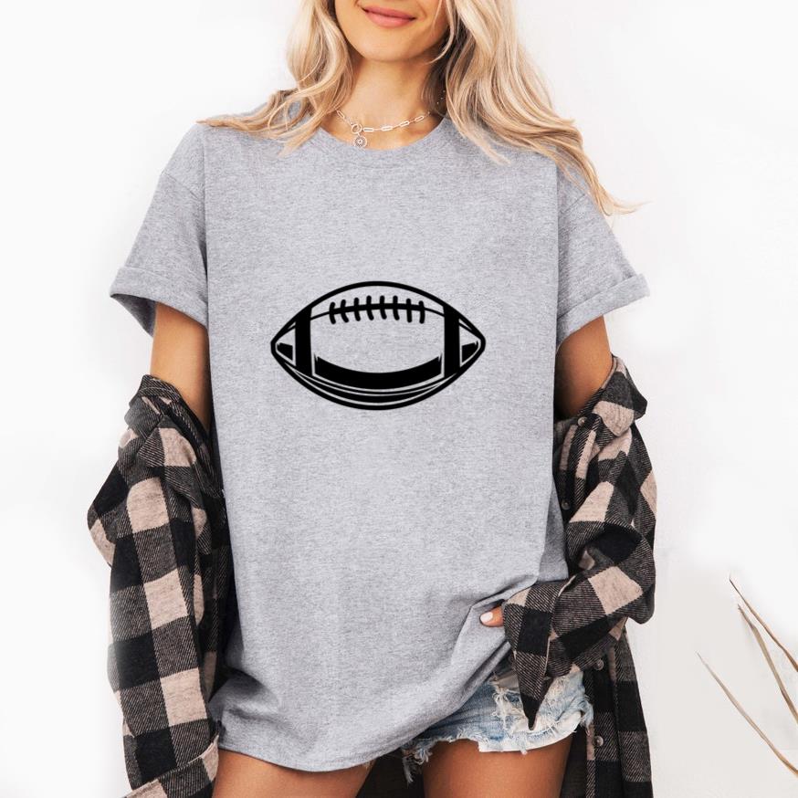 Football Ball Horizontal High Contrast T-Shirt