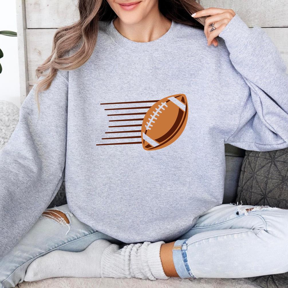 Football Flying In The Air Sweatshirt