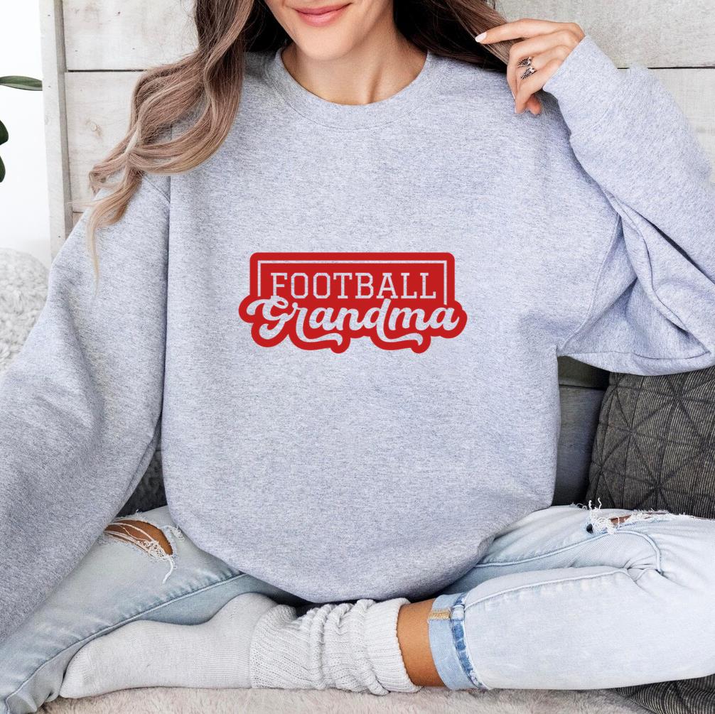 Football Grandma Design Retro Sweatshirt
