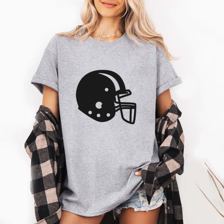 Football Helmet Cut Out T-Shirt