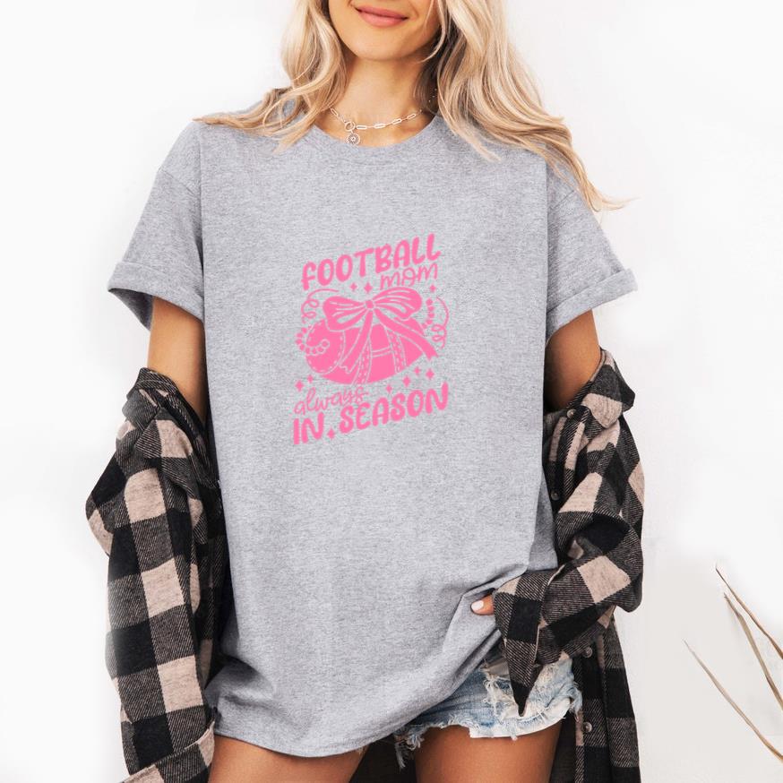 Football Mom Always In Season Cut Out Design A T-Shirt