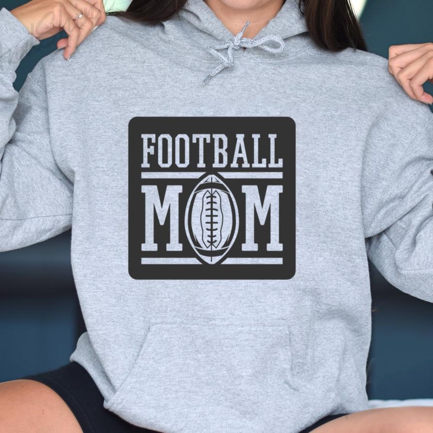 Football Mom Family Quote Hoodie