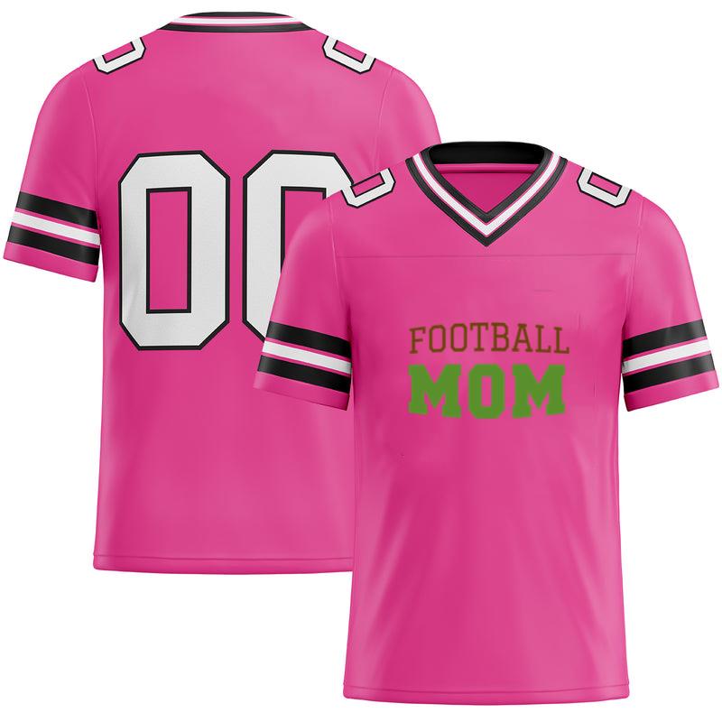 Football Mom Green Design Football Jersey