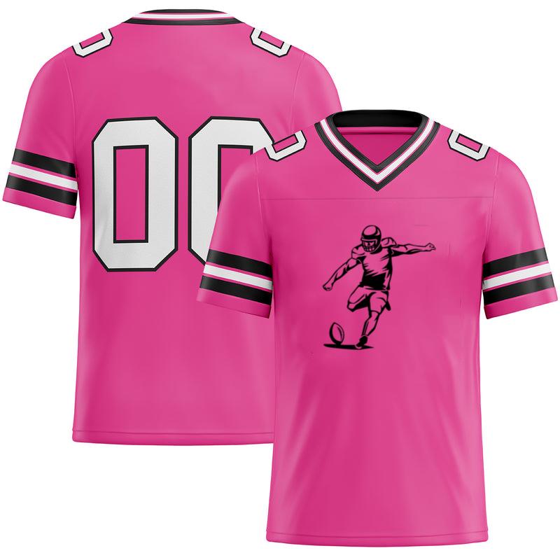 Football Player Ball High Contrast Football Jersey