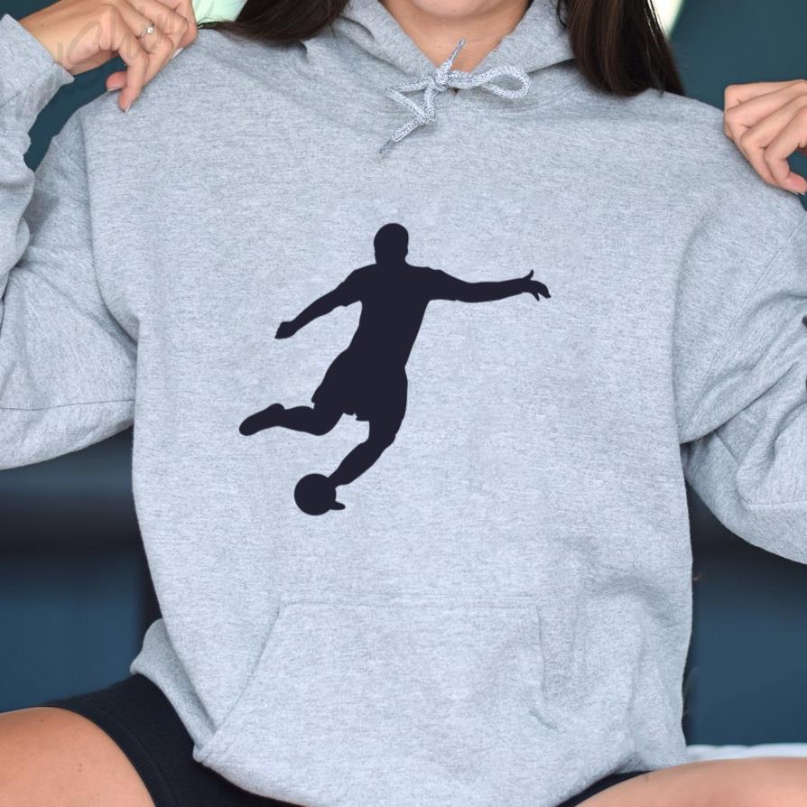 Football Player Silhouette Hoodie