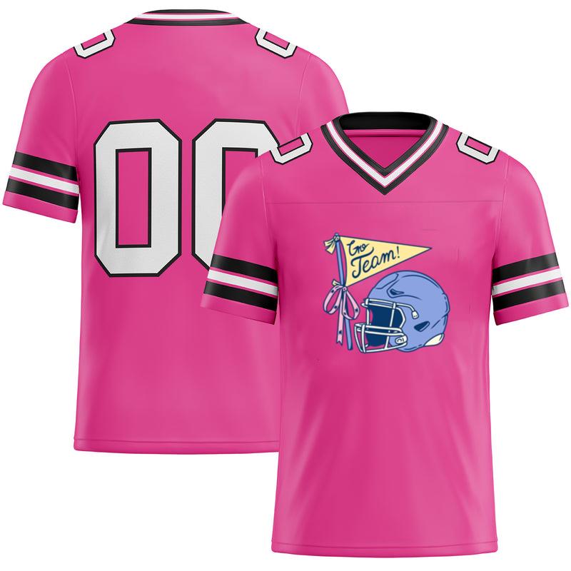 Go Team Football Helmet Design PO Football Jersey