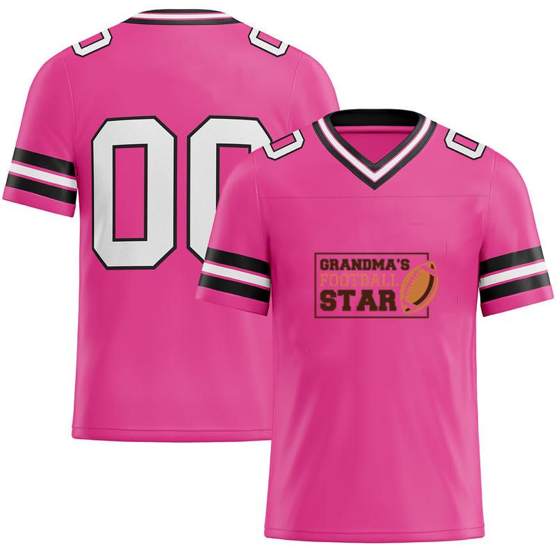 Grandmas Football Star Design Football Jersey