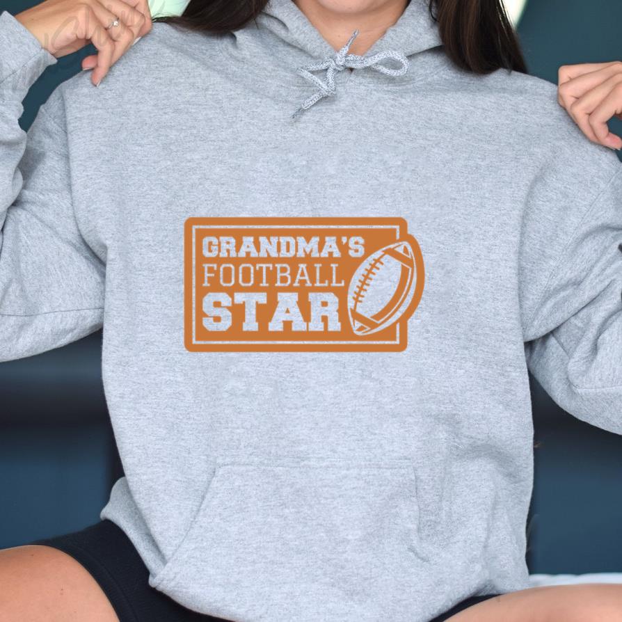 Grandmas Football Star Design JLK Hoodie