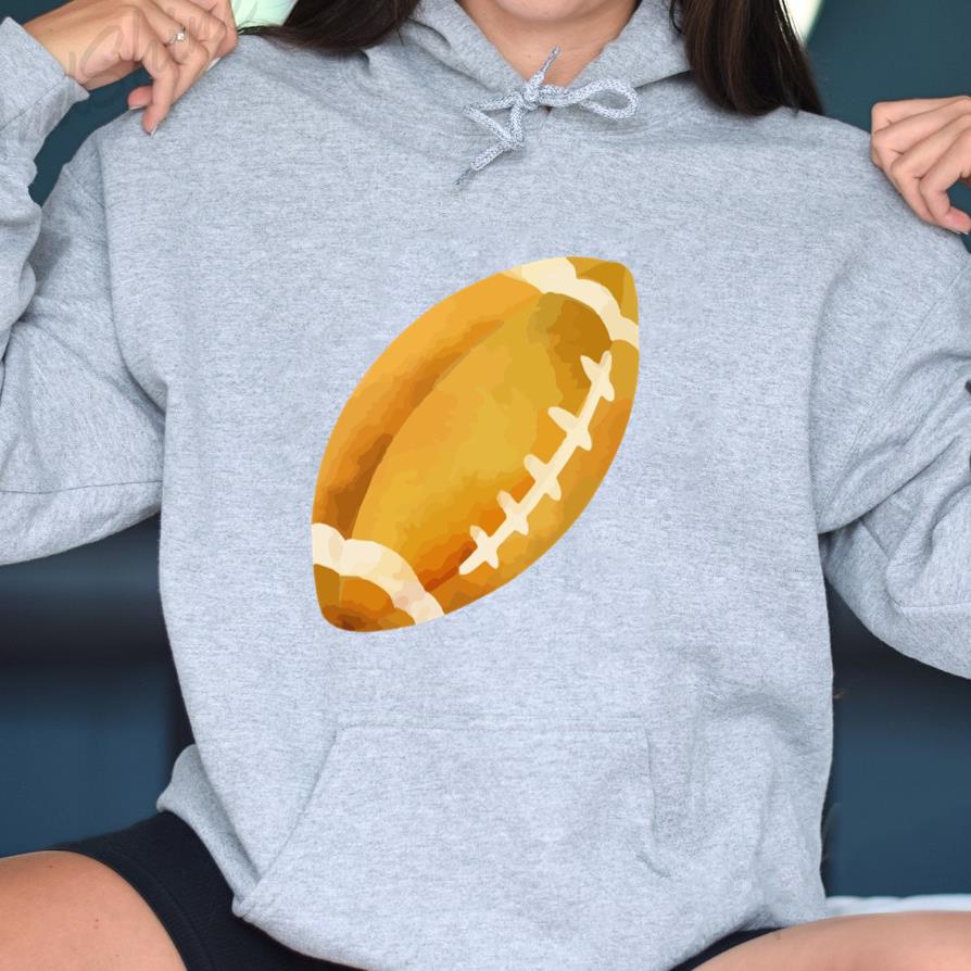Illustration Of A Football Hoodie