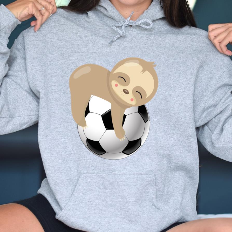 Sloth Soccer Football Hoodie