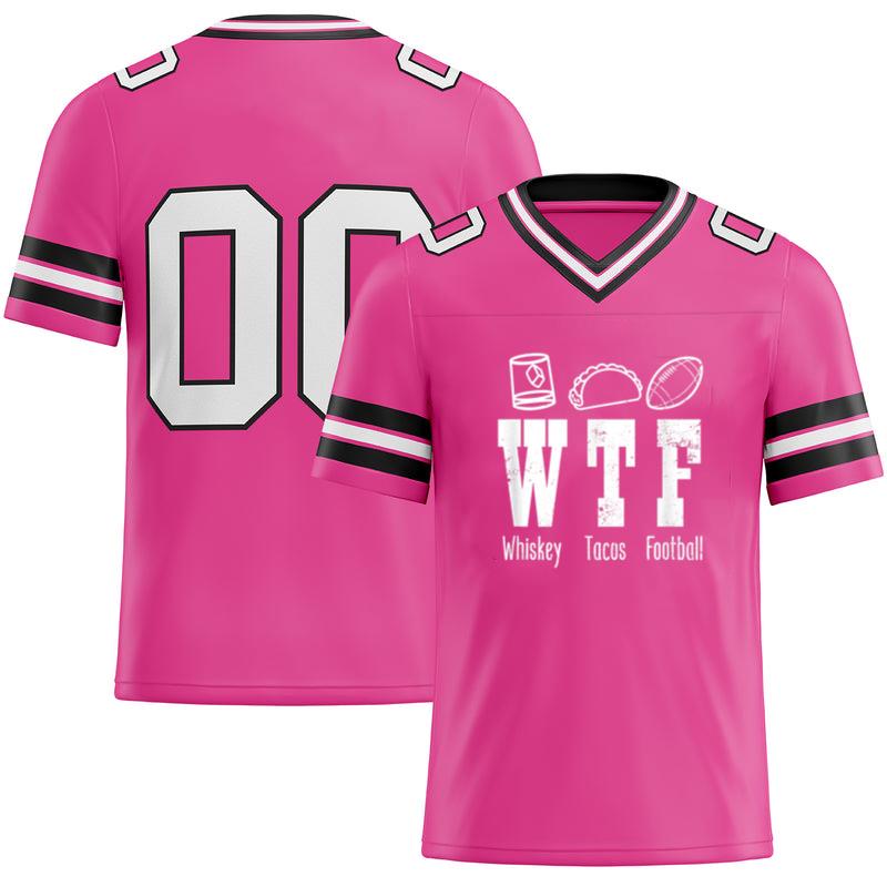 Taco Football Whiskey WTF Football Jersey
